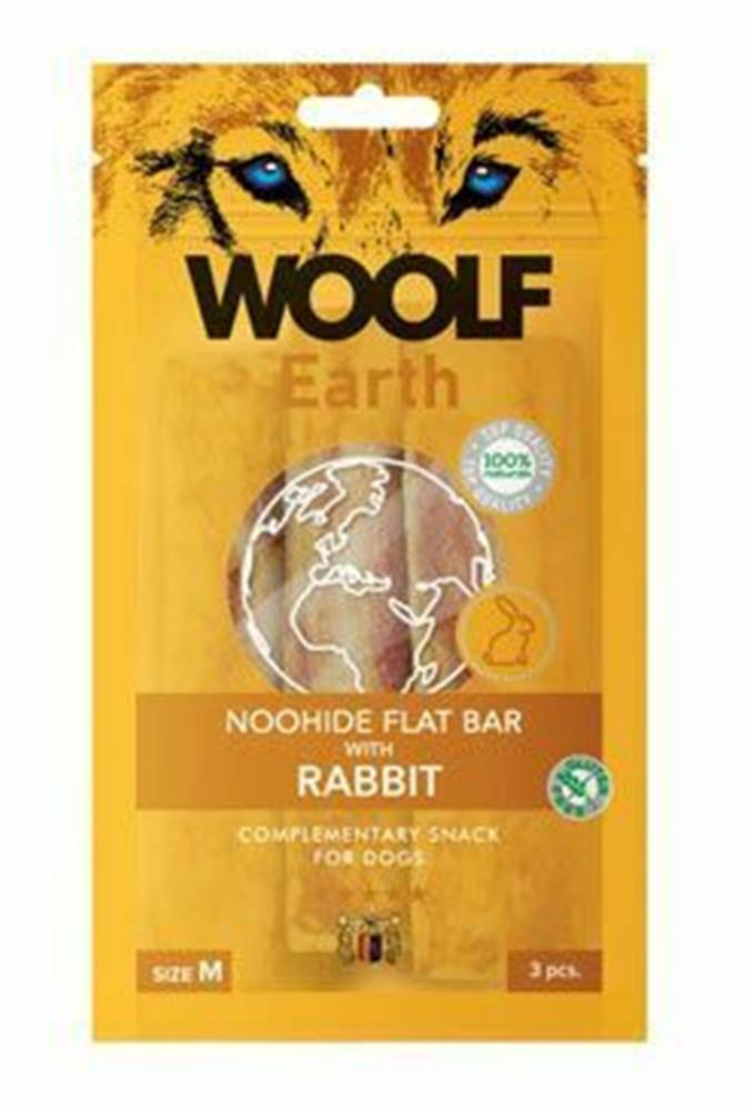 Woolf Woolf pochúťka Earth NOOHIDE M Rabbit 90g