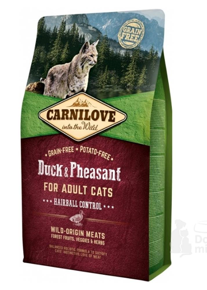 Carnilove Carnilove Cat Duck&Pheasant Adult Hairball Contr 2kg