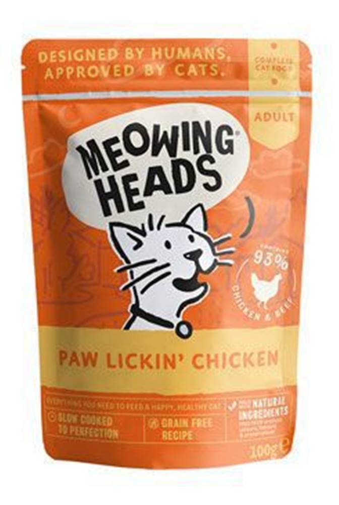 Meowing Heads MEOWING HEADS Paw Lickin' Chicken 100g