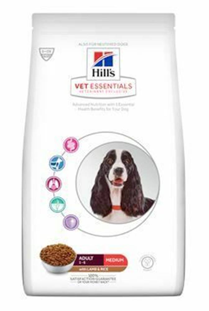Hill's Hill's Can.Dry VE Adult Medium Dog Food Lamb&Rice 10kg