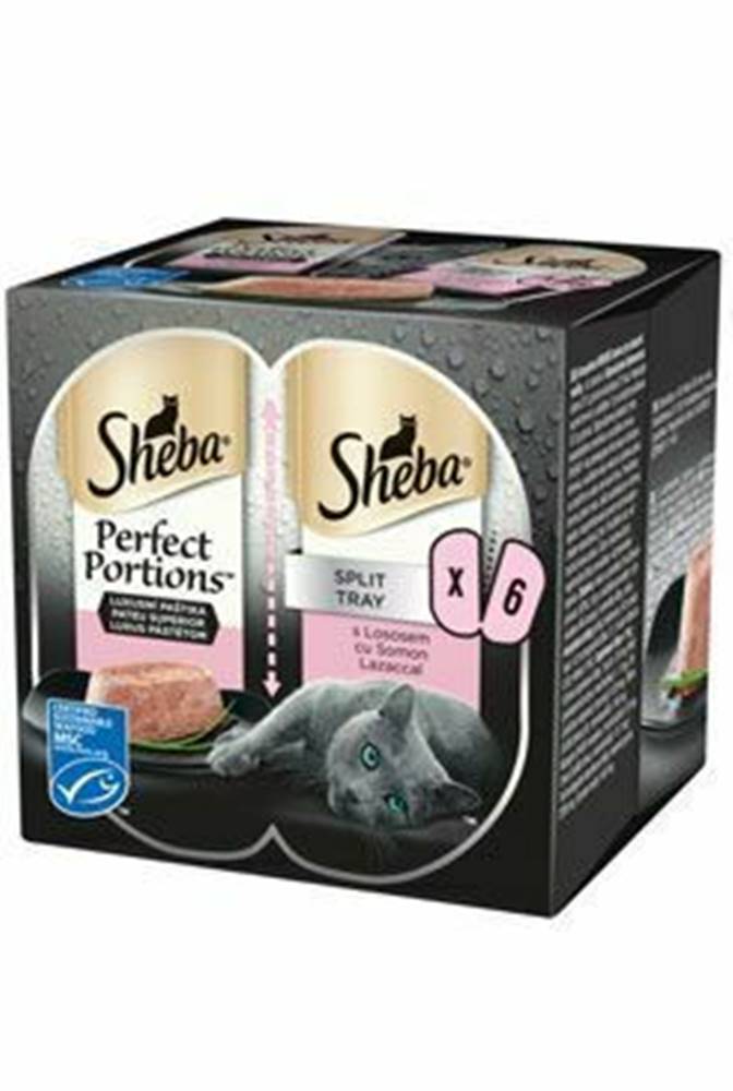 Sheba Sheba pocket Perfect Portions s lososom 3x75g