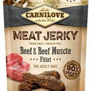 Carnilove Dog Jerky Hovädzie mäso s hovädzími svalmi 100g
