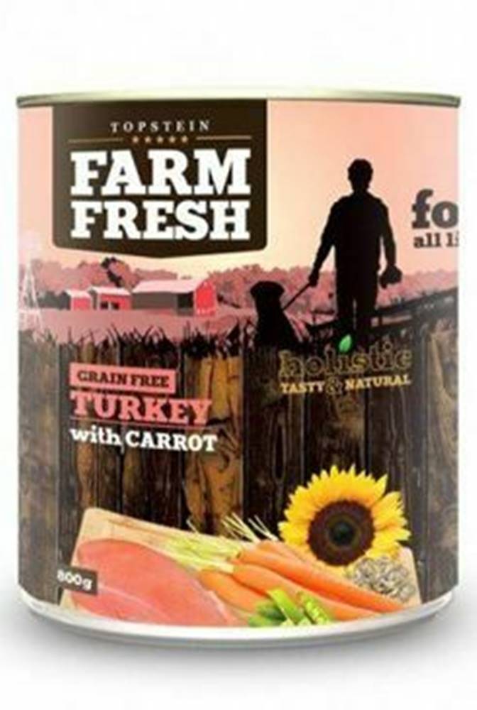 Farm Fresh Farmársky čerstvý moriak pre psov s mrkvou 400g