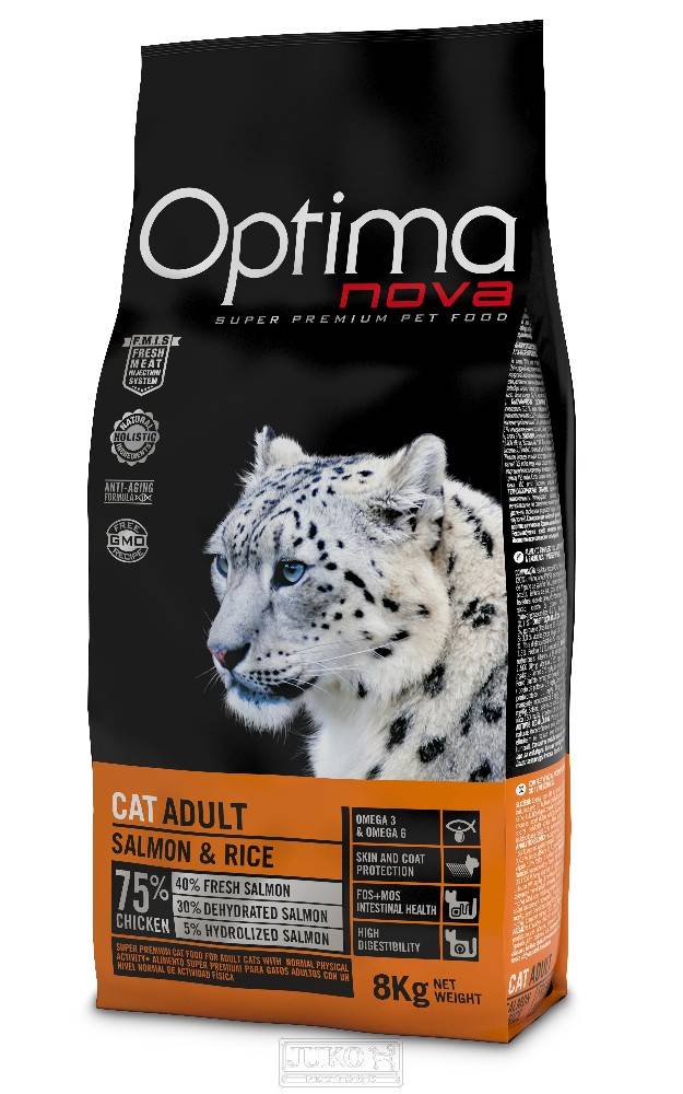 Optimanova OPTIMAnova  cat    ADULT  salmon/rice - 2kg