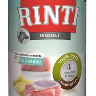 Rinti Dog konzerva Sensible krůta+brambory 400g