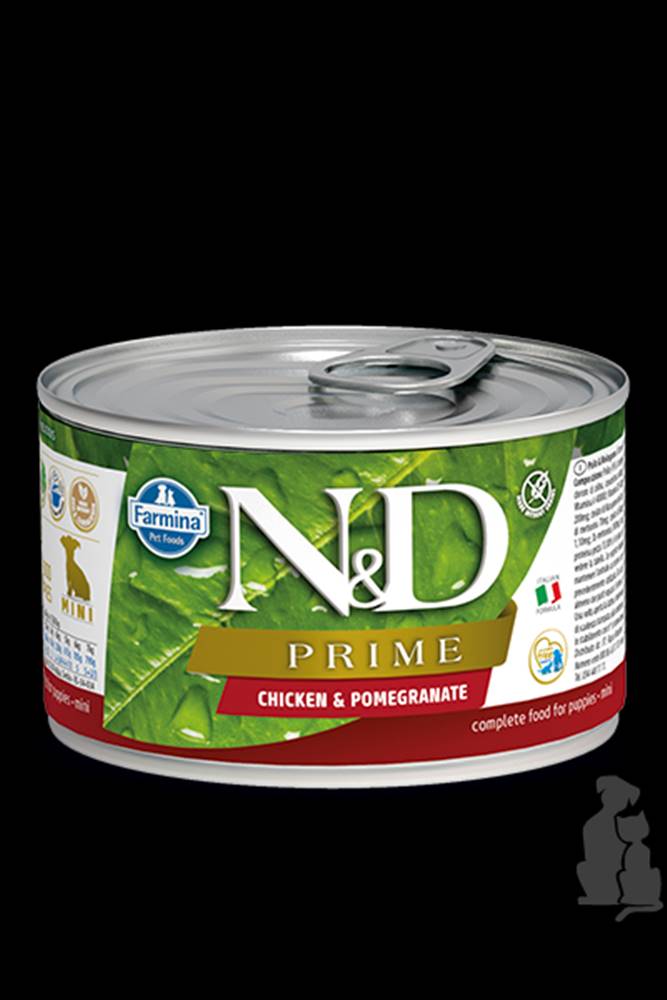 N&D (Farmina Pet Foods) N&D DOG PRIME Puppy Chicken & Pomegranate Mini 140g