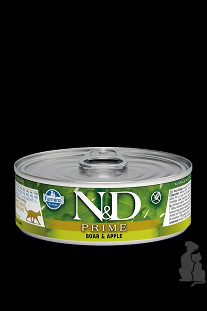 N&D (Farmina Pet Foods) N&D CAT PRIME Adult Boar & Apple 80g