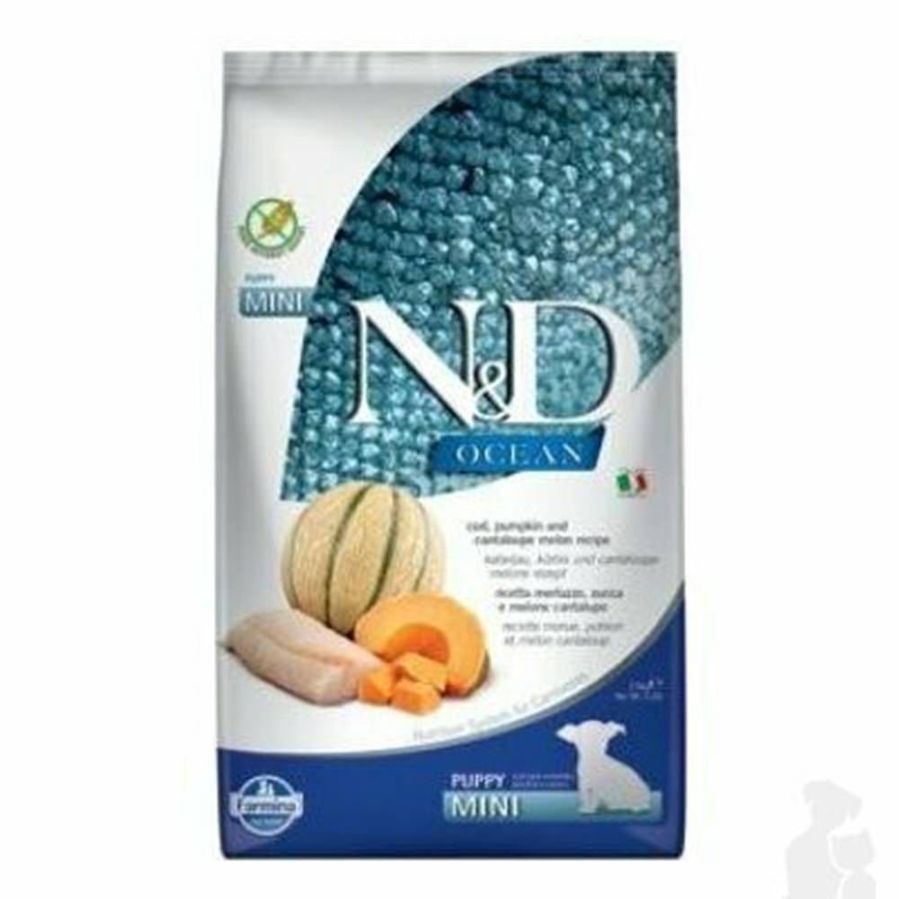 N&D (Farmina Pet Foods) N&D OCEAN DOG Puppy Mini Codfish & Pumpkin&Melon 2,5kg