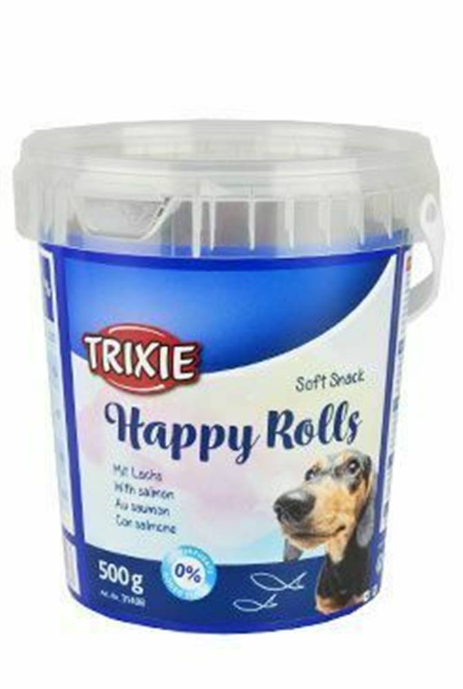 Trixie Trixie Soft Snack Happy Rolls tyčinky s losos 500g TR