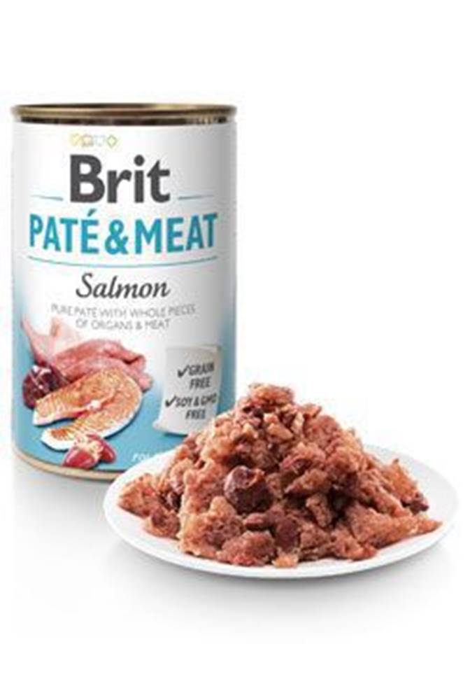 Brit Brit Dog konz Paté & Meat Salmon 800g