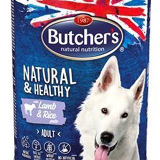 Butcher 's Dog Natural & Healthy jahňacie s ryžou pate 390g