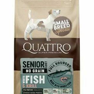 QUATTRO Dog Dry SB Senior/Diet Fish & Grill 1,5kg