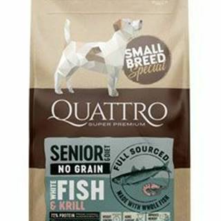 QUATTRO Dog Dry SB Senior/Diéta Ryby&Krill 7kg