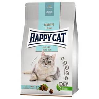HAPPY CAT Sensitive Hair & Skin Granule pre mačky na pokožku a srsť 4 kg