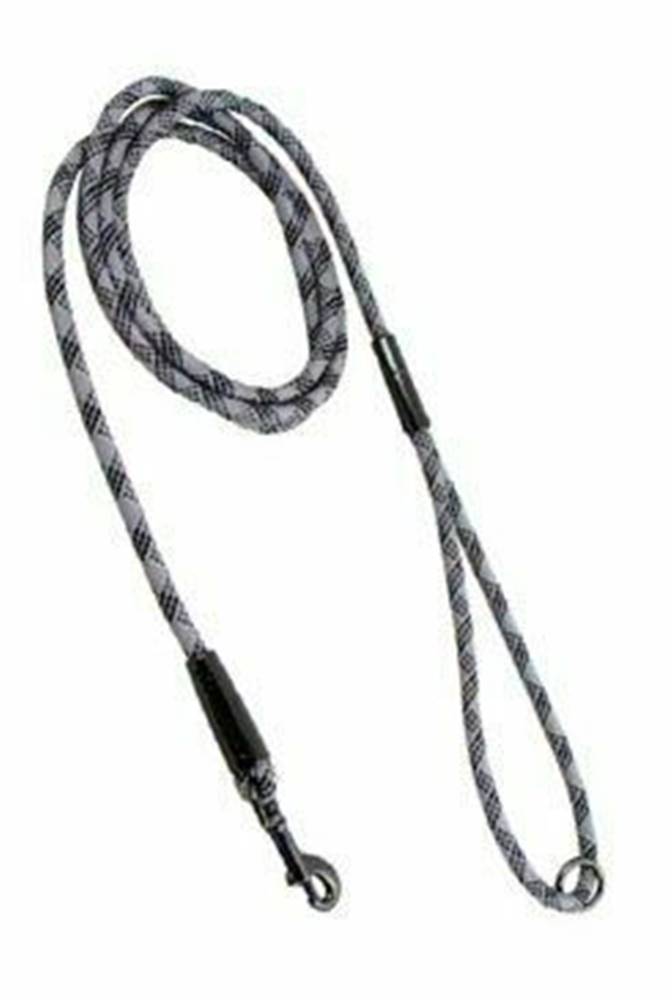 Hurtta Hurtta Casual Rope Leash Black/Ash 180cm/6mm
