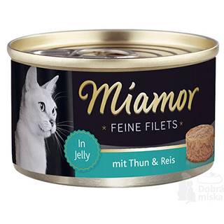 Miamor Cat Filet tuniak v konzerve + ryža 100g