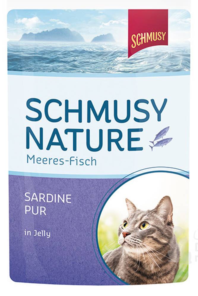 Schmusy Schmusy Cat Pocket Fish sardinky v želé 100g