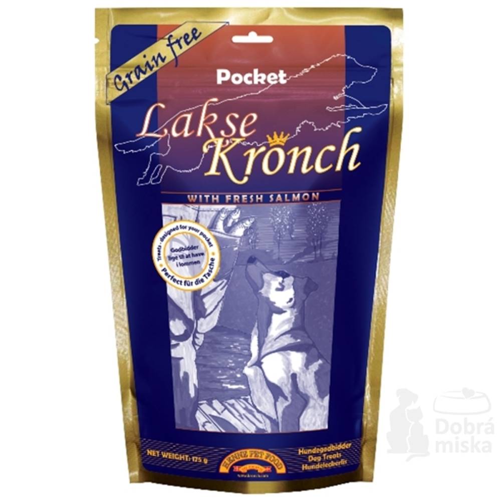 Kronch KRONCH Treat s lososovým olejom 100% 175g