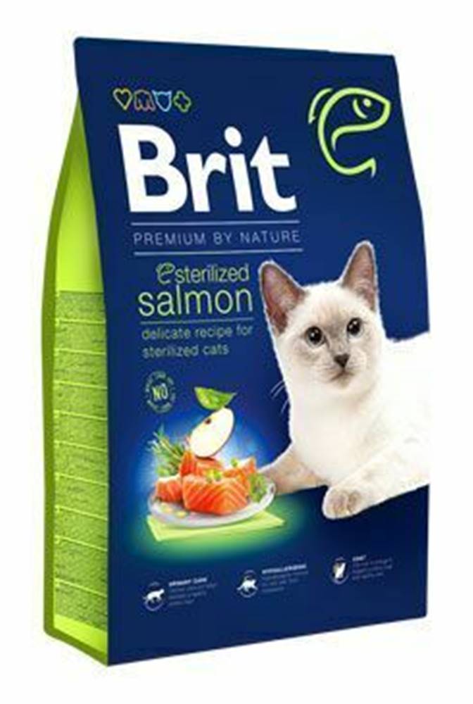 Brit Premium Brit Premium Cat by Nature Sterilized Salmon 800g