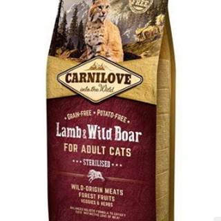 Carnilove Cat Lamb & Wild Boar Adult Sterilizované 6kg