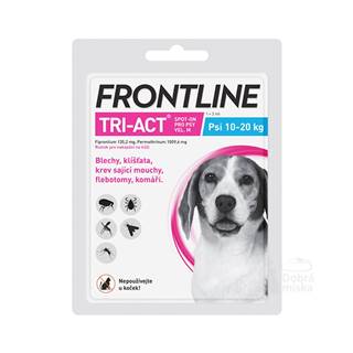 Frontline Tri-act Spot-on M (10-20 kg) 1 pipeta