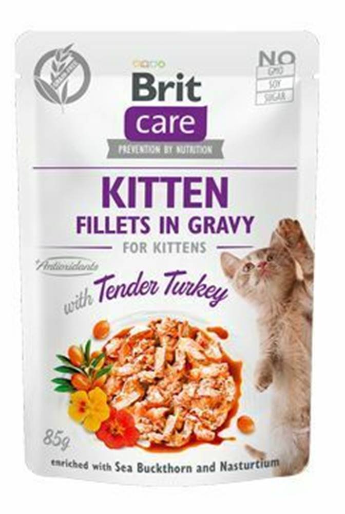 Brit Care Brit Care Cat Fillets Gravy Kitten Tender Turkey 85g