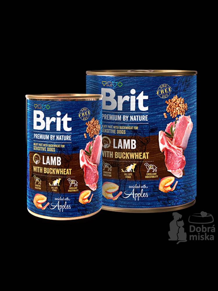 Brit Premium Brit Premium Dog by Nature  konz Lamb & Buckwheat 400g