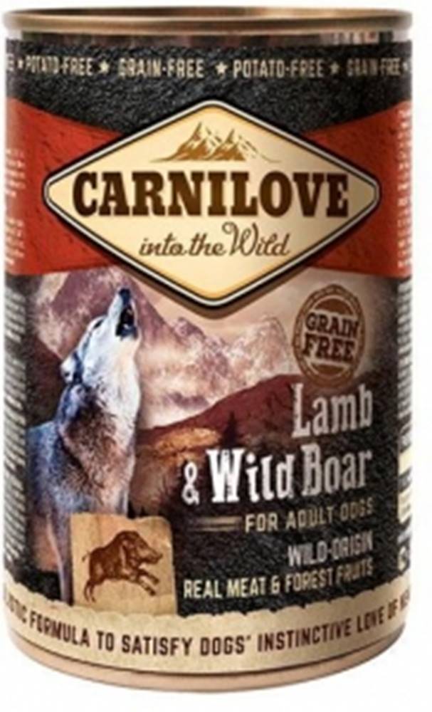 Carnilove Carnilove Wild Meat Lamb & Wild Boar 400g