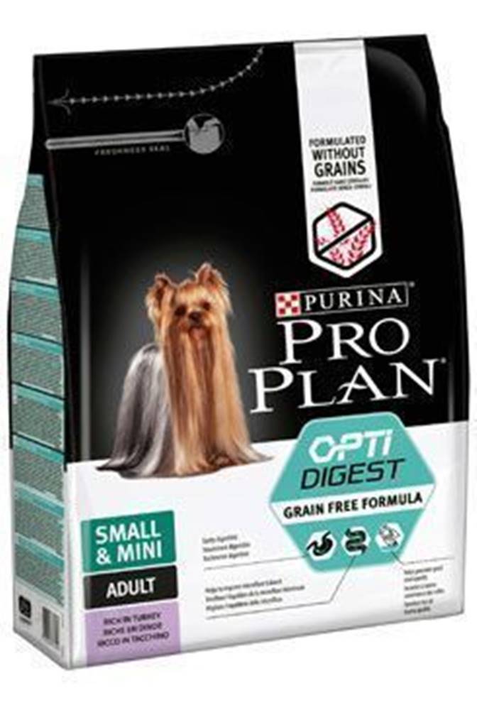 Proplan ProPlan Dog Adult Sm&Mini OptiDigest GrainFr morka 2,5kg