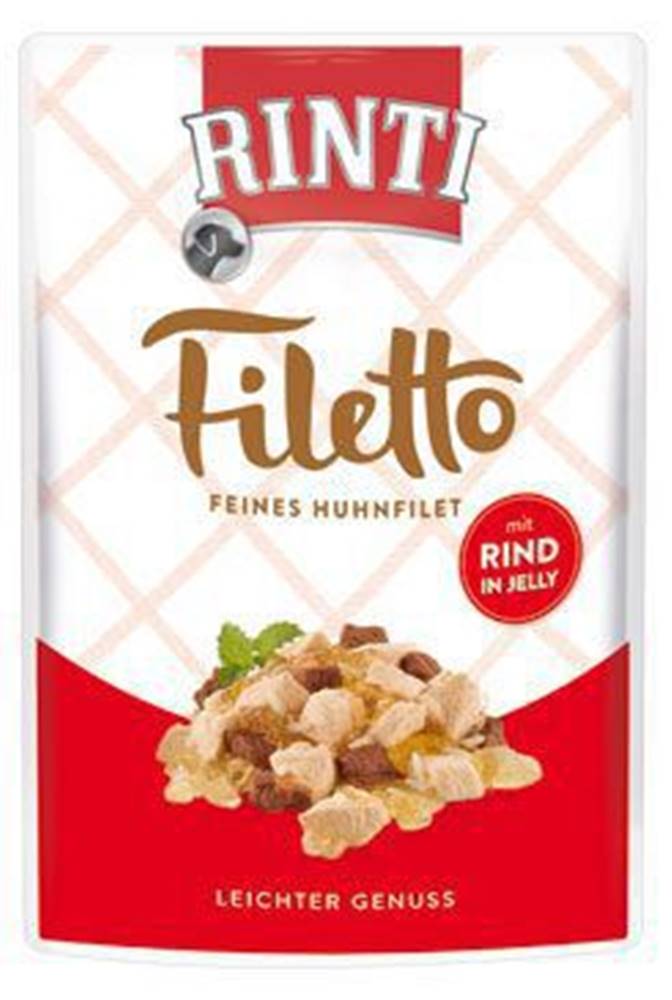 Rinti Rinti Dog pocket Filetto kuracie+hovädzie v želé 100g