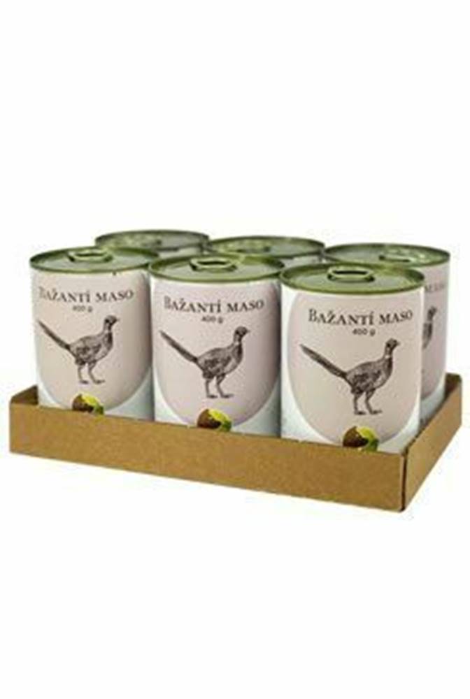 Bohemia Pet Food BOHEMIA Bažantie mäso vo vlastnej šťave SIX PACK6x400g