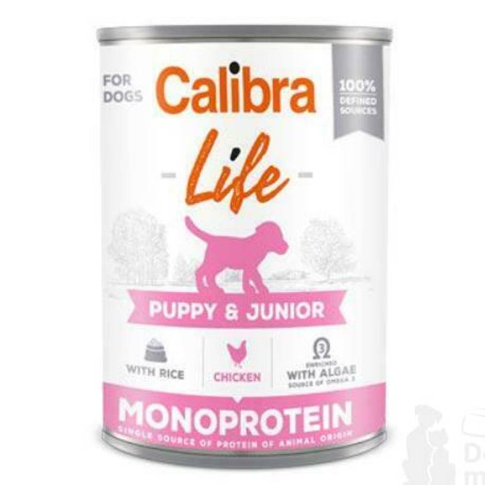 Calibra Calibra Dog Life cons.Puppy&Junior Chicken&rice 400g