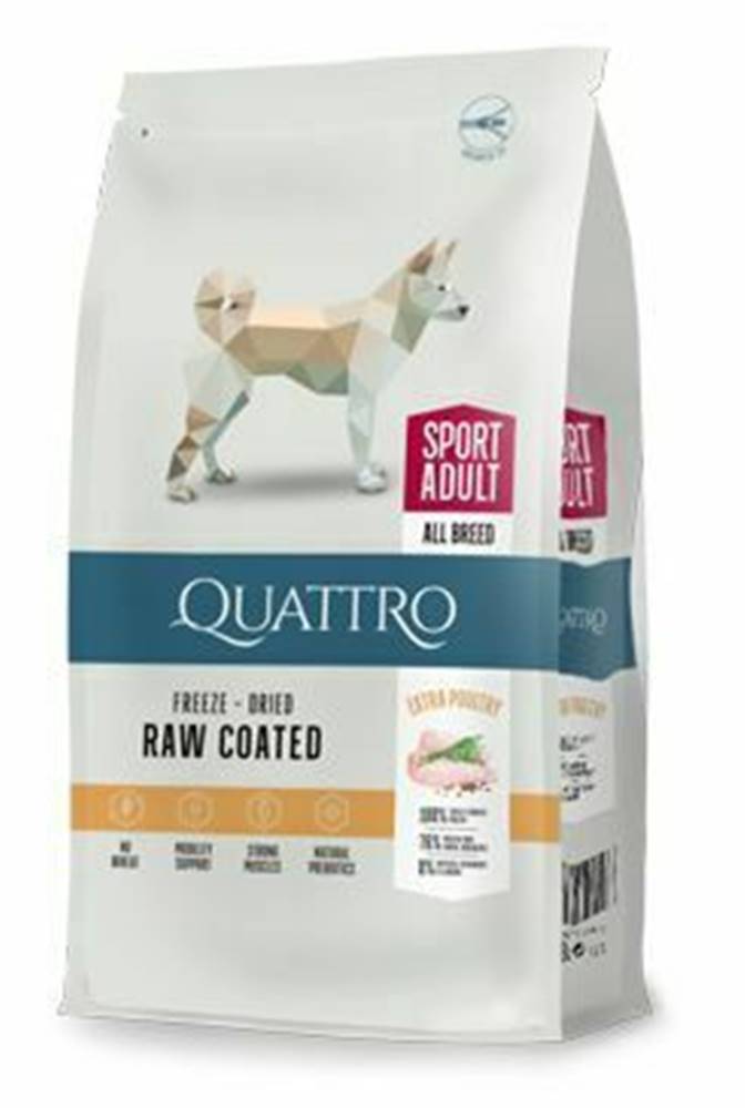 Ostatní QUATTRO Dog Dry Premium All Breed ACTIVE Adult 3kg