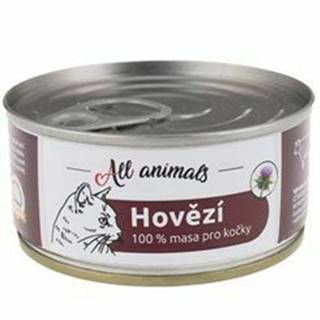 Všetky zvieratá CAT mleté hovädzie mäso 100g