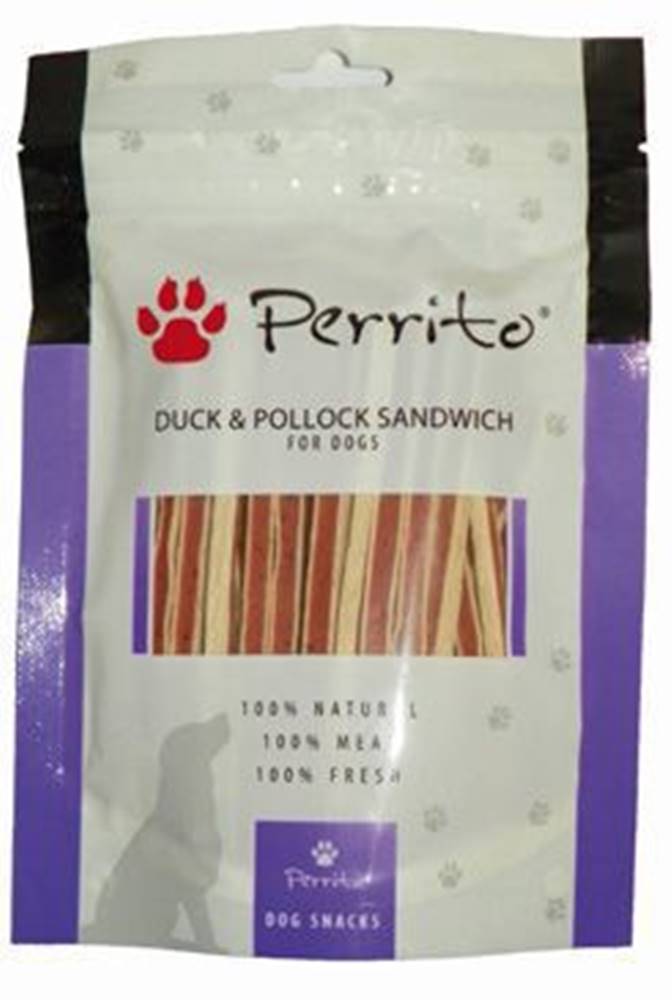 Perrito Perrito Duck&Pollock Sandwich pre psa 100g