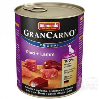 Animonda GRANCARNO cons. SENIOR teľacie/jahňacie mäso 800g*