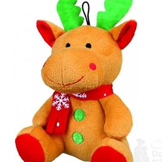 Vianočná hračka Pes sob so šálom plyš 20cm TR 1ks&