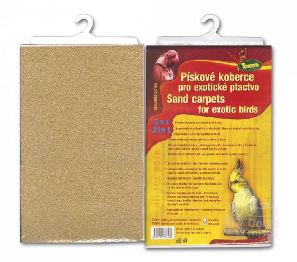 Ostatní Pieskový koberec Pieskové koberce veľké 38x22cm 5ks