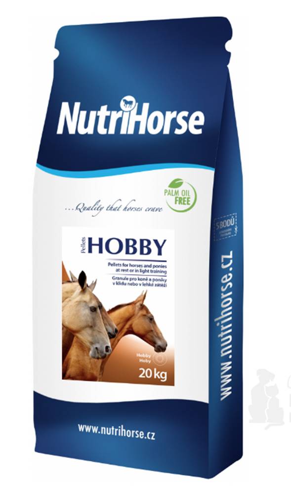 Nutri Horse Nutri Horse Hobby pre kone 20kg granúl NOVINKA