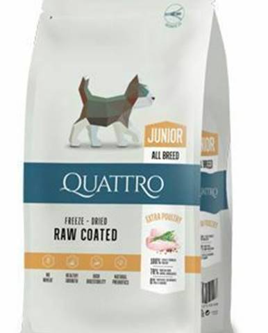 QUATTRO Dog Dry Premium All Breed Junior Poultry 1,5kg