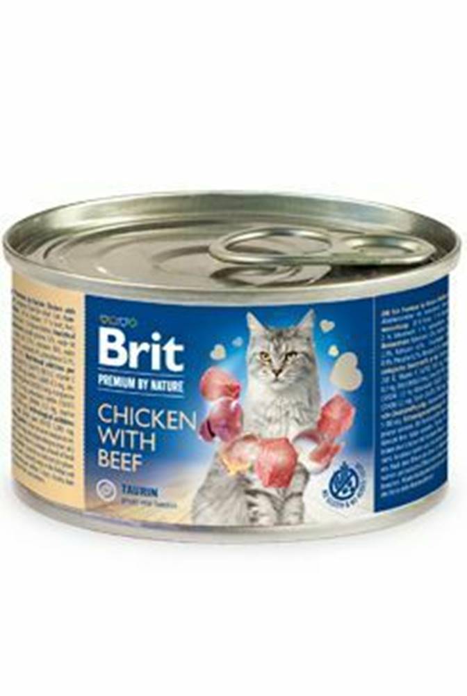 Brit Premium Brit Premium Cat by Nature konz Chicken&Beef 200g