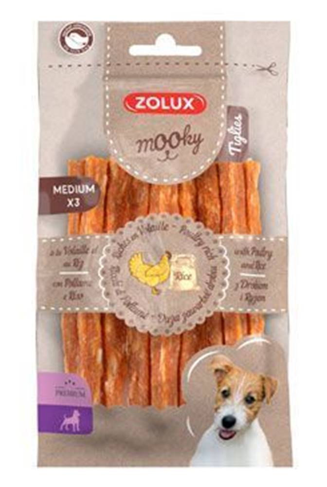 Zolux Mooky Prémiová pochúťka pre hydinu/ryžu M 3ks Zolux