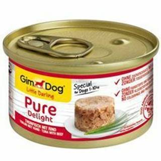 Gimdog Pure delight cons. tuniak s hovädzím mäsom 85g