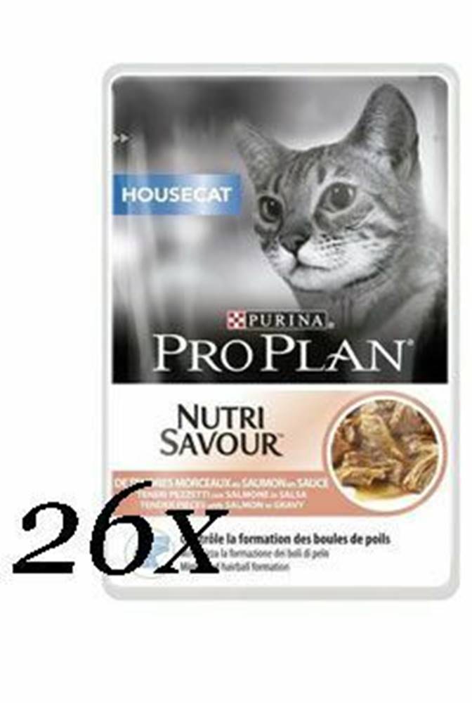 Proplan ProPlan Cat vreciek. Housecat losos 26x85g
