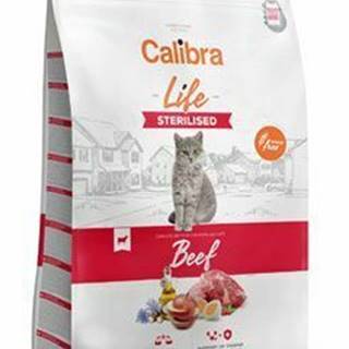 Calibra Cat Life Sterilizované hovädzie mäso 6kg