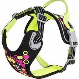 Postroj Hurtta Weekend Warrior neon 45-60cm
