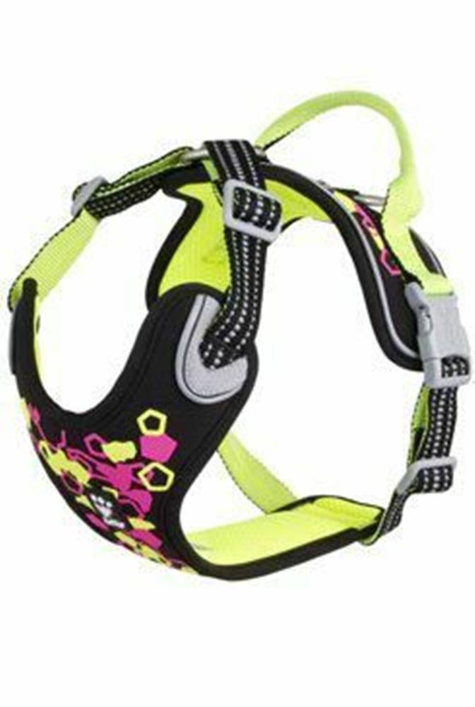 Hurtta Hurtta Weekend Warrior neónový postroj 80-100cm