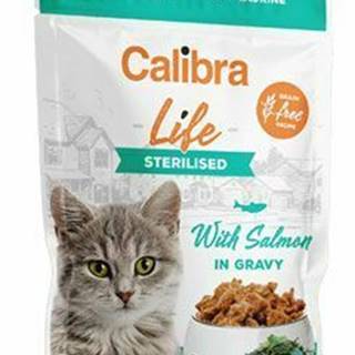 Calibra Cat Life capsa Sterilizovaný losos v omáčke 85g