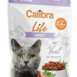 Calibra Cat Life pocket Adult Teľacie mäso v omáčke 85g