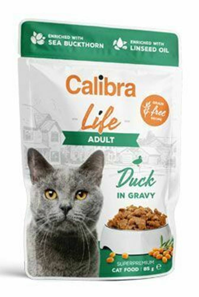 Calibra Calibra Cat Life kapsula Adult Kačica v omáčke 85g